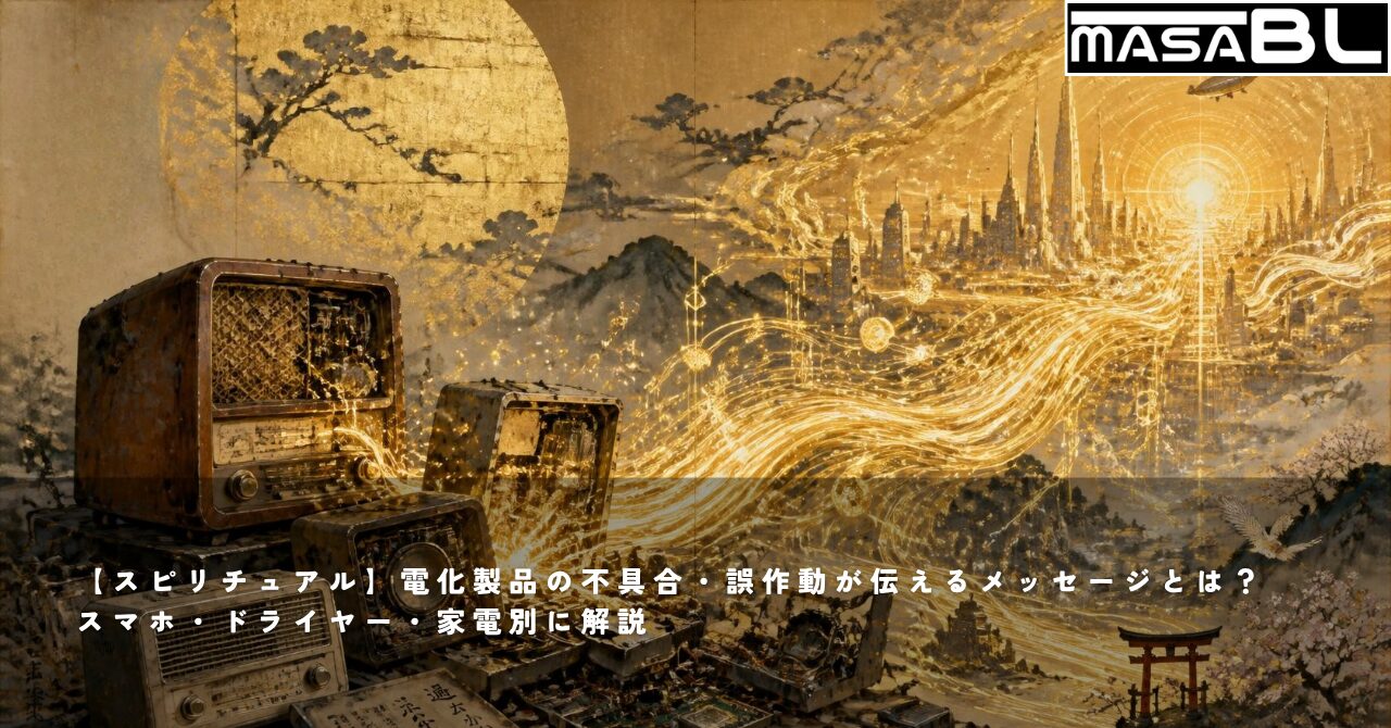 【スピリチュアル】電化製品の不具合・誤作動が伝えるメッセージとは？スマホ・ドライヤー・家電別に解説